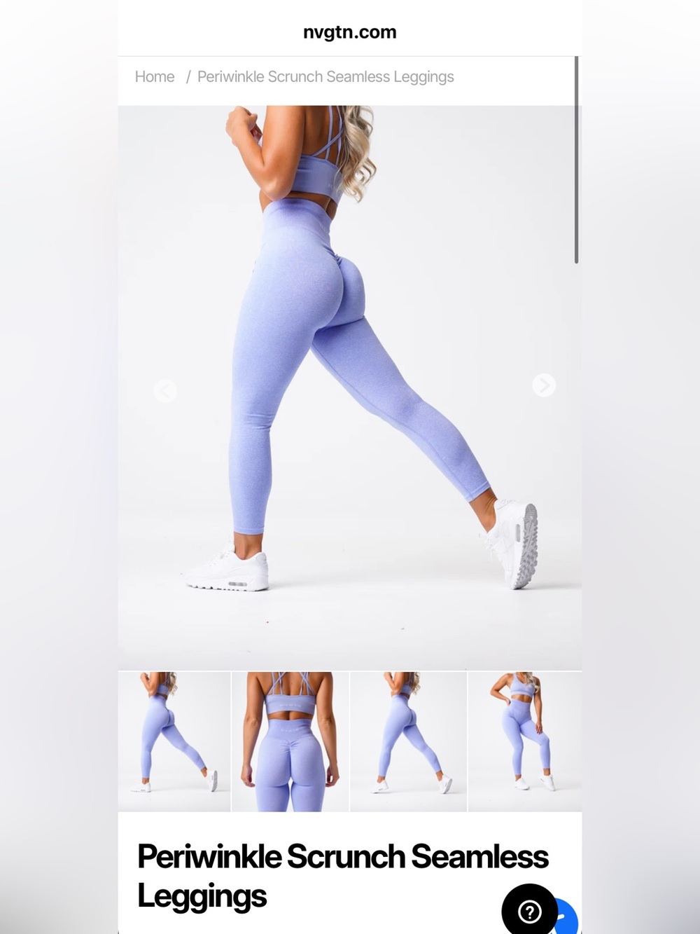 NVGTN High-Waist Scrunch Leggings